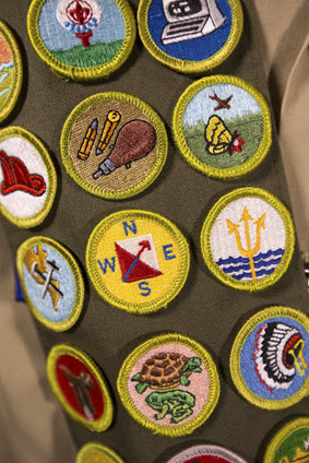 Merit Badges.